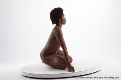 Nude Woman Black Slim short black Pinup